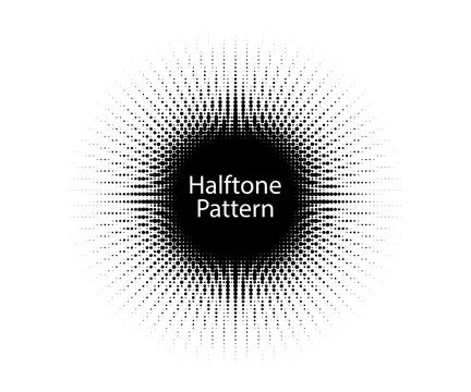 Halftone design element. halftone random circle dots raster texture Stock Illustration