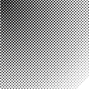 Halftone design elements. Vector halftone gradient. Dot pattern Stock Illustration