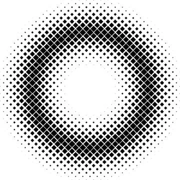 Halftone diagonal square background pattern design - vector illustration Stock Illustration
