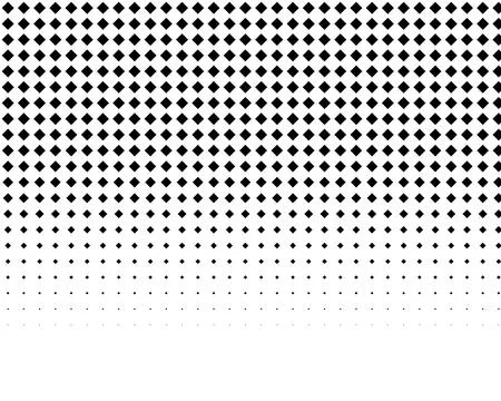 Halftone Diamond Shapes Gradient Pattern 스톡 일러스트
