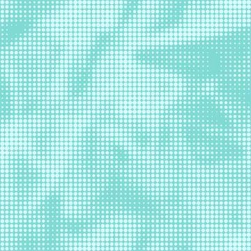 Halftone digital blue dot vector background Stock Illustration