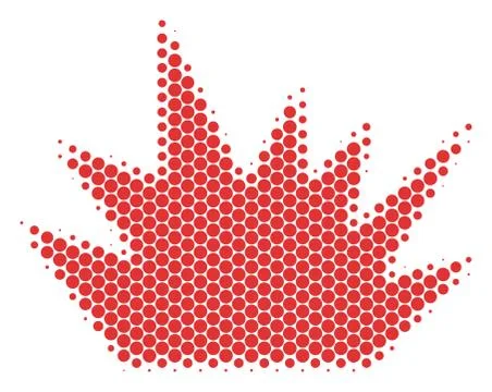 Halftone Dot Boom Explosion Icon Stock Illustration