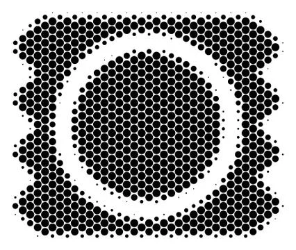 Halftone Dot Condom Package Icon Stock-Illustration