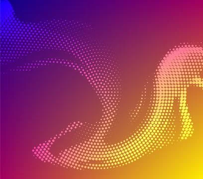 Halftone Dot Gradient Background, Abstract vector background featuring イラスト素材