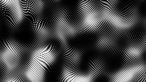Halftone dot loop background. Abstract halftone dots pattern with white dot and Stock Footage 337774492