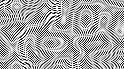 Halftone dot motion pattern seamless looped background. Animated grid of white Stock Footage 339204318