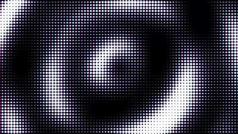 Halftone dot pattern abstract wave loop background Stock Footage 345610610