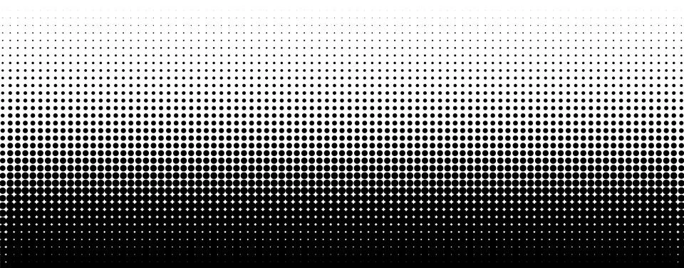 Halftone dot pattern gradient background circle comic fade. Stock Illustration