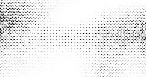 Halftone dot pattern gradient grayscale background circle comic fade. Halftone Stock Illustration