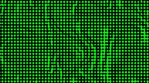 Halftone dot pattern green color gradient texture with digital tech background. Stock Footage 138454672