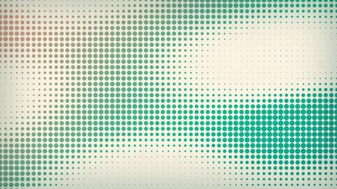 Halftone dot pattern grid pulsating seamless loop motion background Stock Footage 344632983
