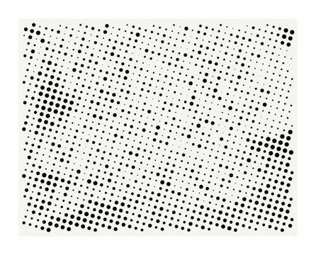 Halftone dot pattern vector. Abstract monochrome background with black circ.. 스톡 일러스트