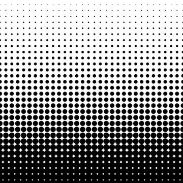 Halftone dot pattern. Vector illustration. Illustrazione stock