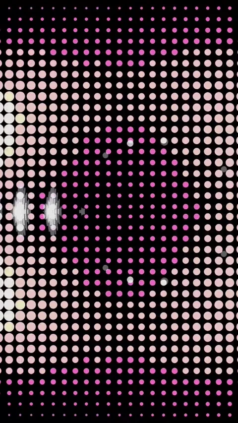 Halftone Dot Sound Wave Motion Background Видео 338394886