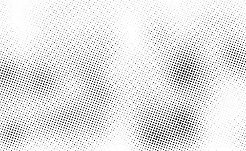 Halftone dot wave pattern background,  grunge dot effect Stock Illustration