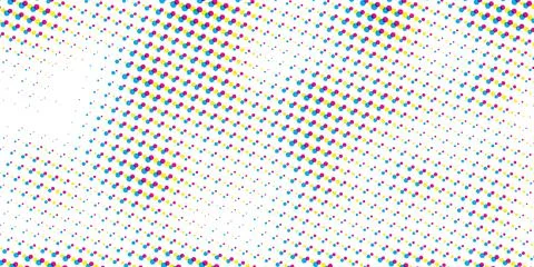 Halftone dot wave pattern background,  grunge dot effect Stock Illustration