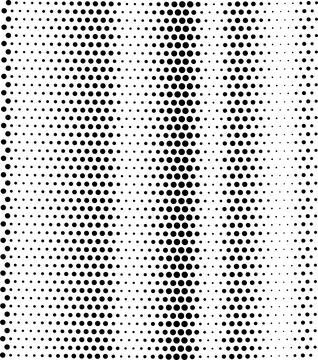 Halftone dot wave pattern background,  grunge dot effect Stock Illustration