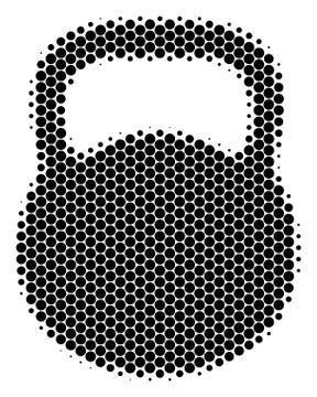 Halftone Dot Weight Icon イラスト素材