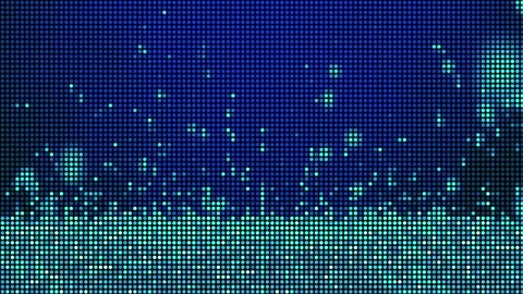 Halftone dots abstract digital technology animated blue light Stock Footage 244389896