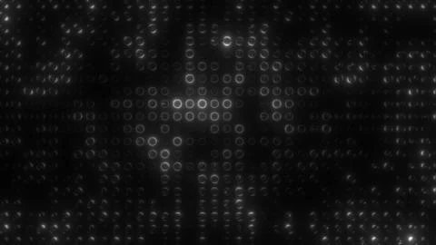 Halftone dots abstract digital technology animated. Illustrazione stock
