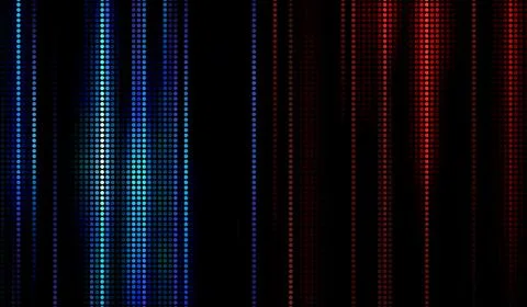 Halftone dots anime blue-red speed line Anime for comic Illustrazione stock