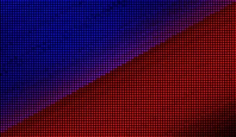 Halftone dots anime blue-red speed line Anime for comic Stock Illustration