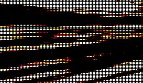 Halftone dots anime red-yellow speed line Anime for comic Stock Illustration