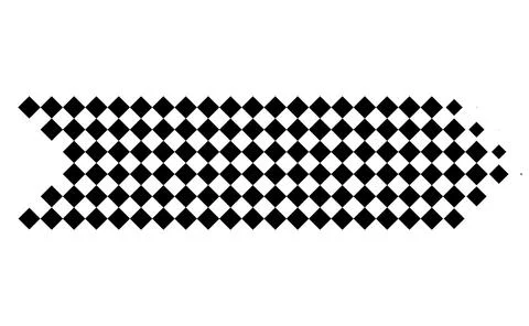 Halftone dots arrow set, Pixelated gradient direction icons, Circular dot poi Ilustración de archivo