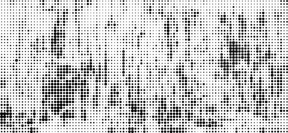 Halftone dots background, Black and White Halftone Dot Pattern Stock Illustration