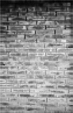 Halftone dots background, Black and White Halftone Dot Pattern Stock Illustration
