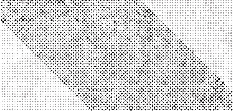 Halftone dots background, Black and White Halftone Dot Pattern Illustrazione stock