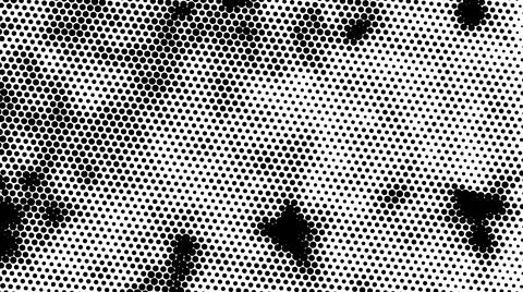 Halftone dots background, Black and White Halftone Dot Pattern Stock Illustration