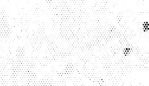 Halftone dots background, Black and White Halftone Dot Pattern Illustrazione stock