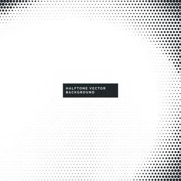 Halftone dots background effect Stock Illustration
