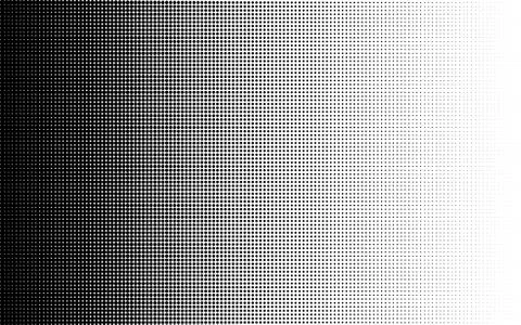 Halftone dots background gradient. Monochrome abstract geometric dots backgro Stock Illustration
