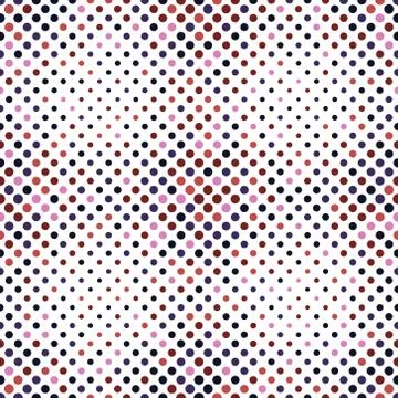 Halftone Dots Easter Colors Style Vector Seamless Pattern Stock Illustration