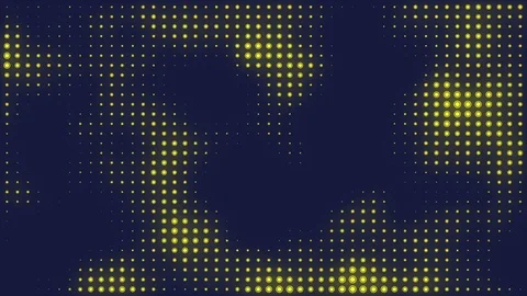 Halftone dots motion loop background, UHD Halftone comic dot animation. Wave Stockbeeldmateriaal 123239933