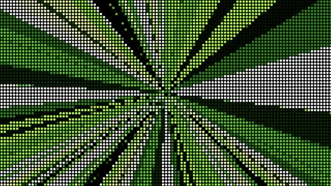 Halftone dots Motion speed line green color on black background Stock Footage 244389992
