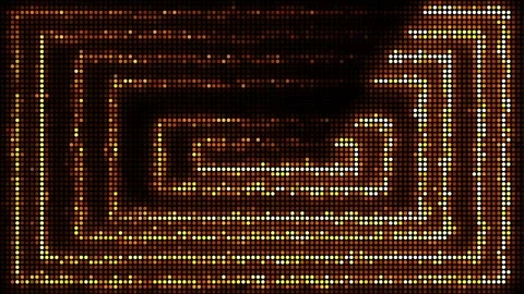 Halftone dots Neon multicolored Fluorescent blackground Stock Footage 244390193