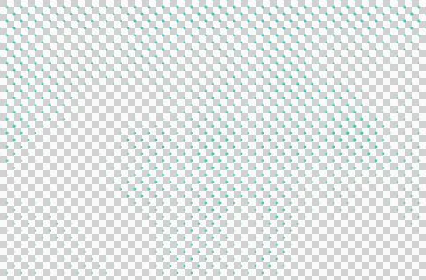 Halftone dots pattern, blue and black on white background Stock Illustration