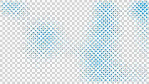 Halftone dots pattern, blue and white gradient Stock Illustration