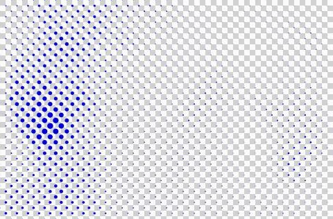 Halftone dots pattern, blue gradient effect Stock Illustration