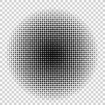 Halftone dots pattern circle gradient illustration design element isolated .. Stock Illustration
