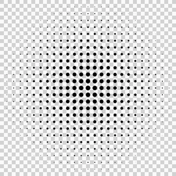 Halftone dots pattern, gradient effect イラスト素材
