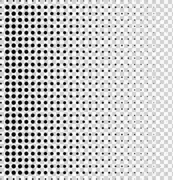 Halftone dots pattern, gradient effect, black and white イラスト素材