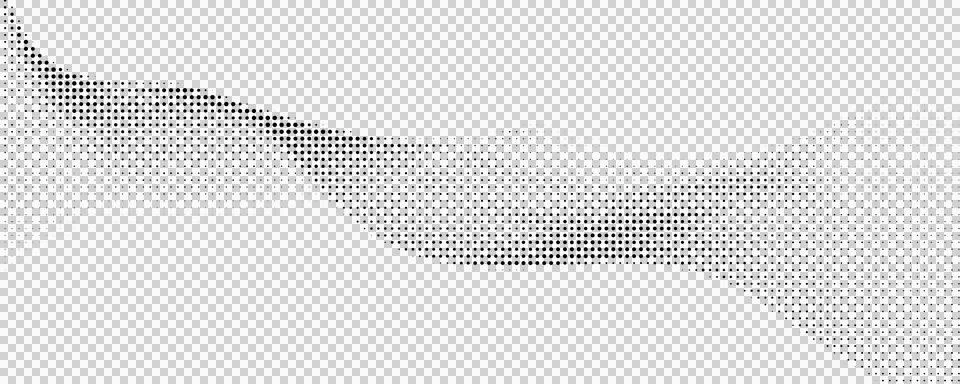 Halftone dots pattern, gradient texture Illustrazione stock