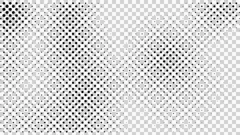 Halftone dots pattern, gradient texture Illustrazione stock