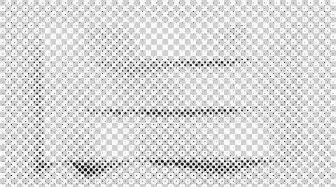 Halftone dots pattern, halftone texture イラスト素材