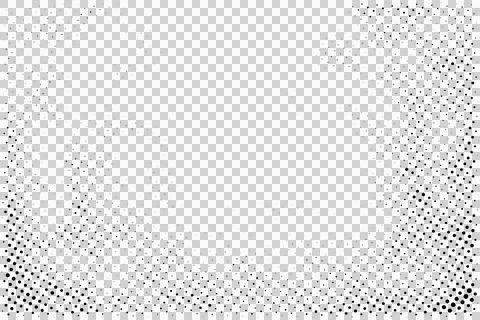 Halftone dots pattern on white background Stock Illustration