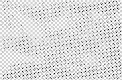 Halftone dots pattern on white background Stock Illustration
